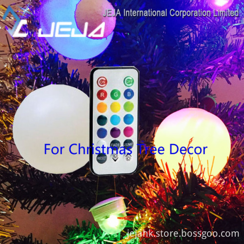 Indoor or Outdoor Christmas Tree Decoration Colorful Ball Light